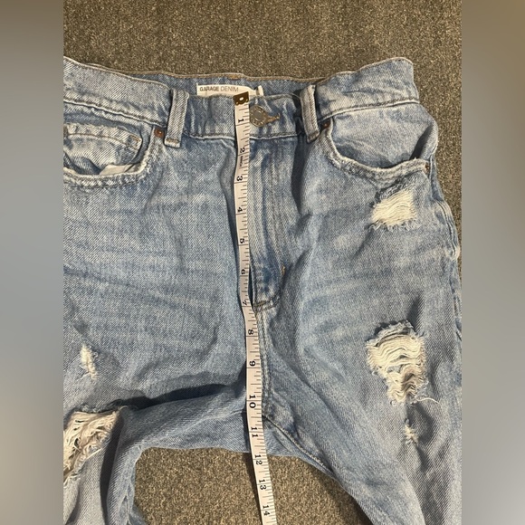 Garage Coupe Vintage Straight Distressed Jeans Size 01 - Picture 7 of 7